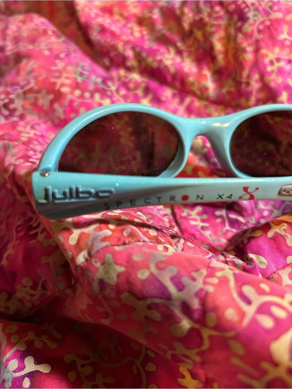 Julbo Spectron X4 Light Teal Blue Women's Oval Sunglasses, Made in France